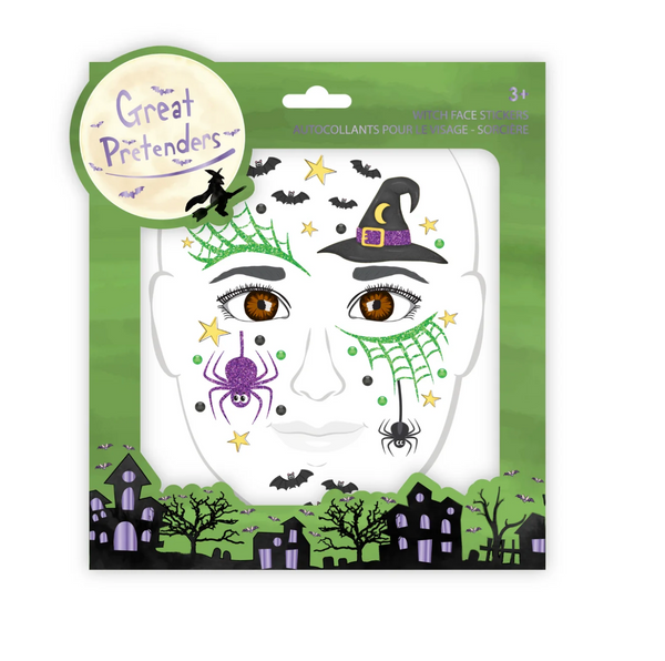 Witch Face Stickers