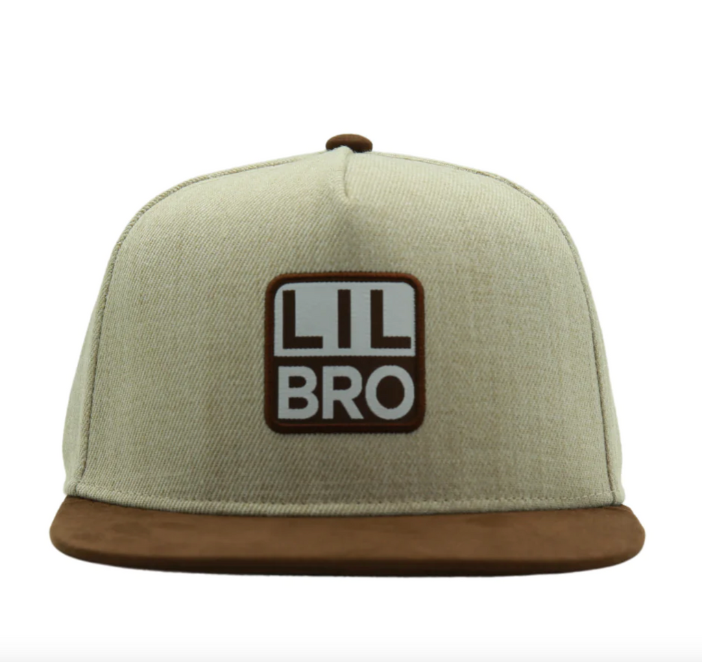 Lil Bro Tan Kids Trucker Hat