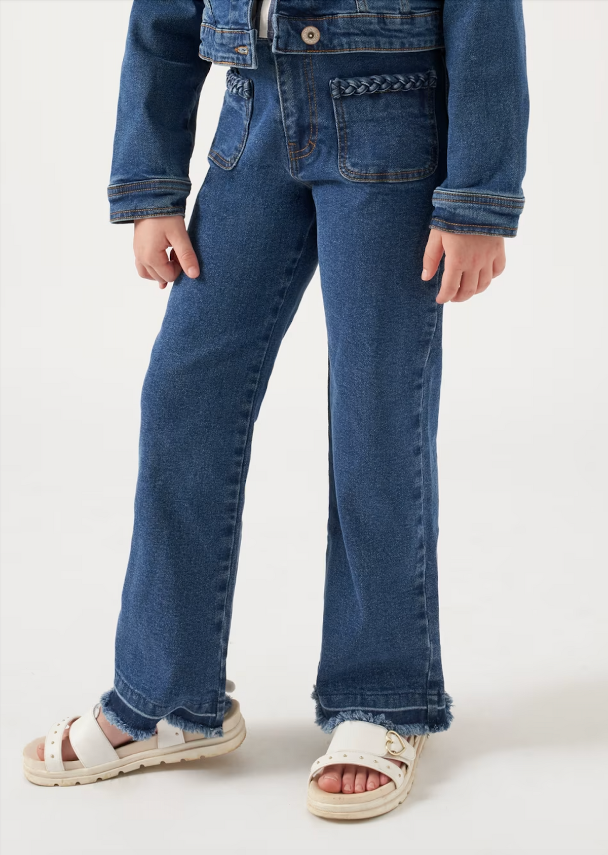Girls high rise jeans Better Cotton