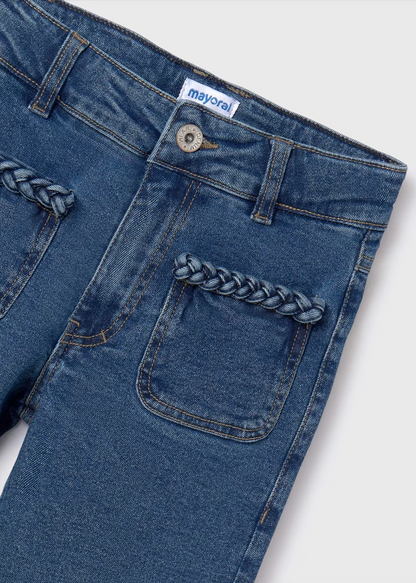 Girls high rise jeans Better Cotton