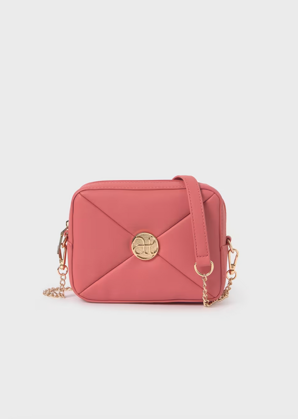 Girl Logo Quilted Bag - Salmon
