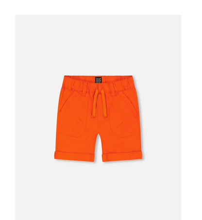 Stretch Twill Short Tangerine