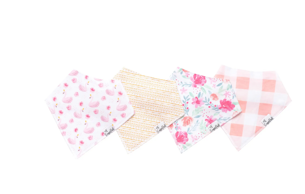 June Baby Bandana Bib Set (4-pack)