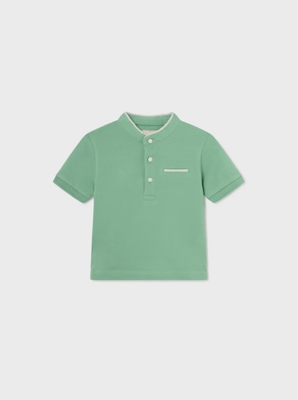 Baby henley t-shirt Better Cotton - green