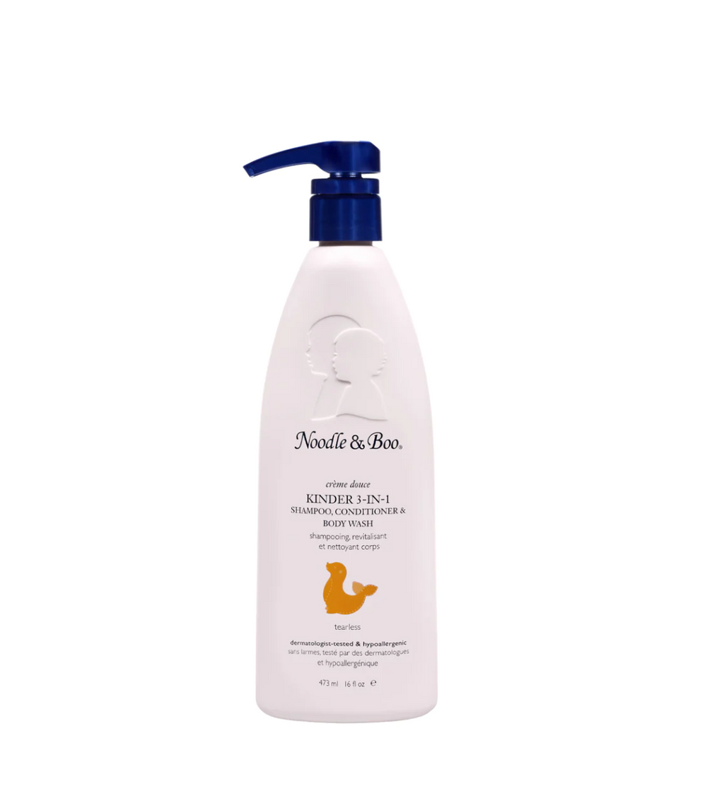 KINDER 3-IN-1 SHAMPOO, CONDITIONER & BODY WASH - 16oz.