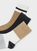 3-pack socks color block for boys