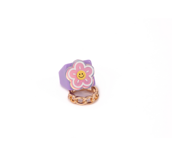 Boutique Chic Sunny Blooms Ring Set, 2pc