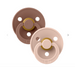 BIBS Colour 2 PACK Woodchuck/Blush Round