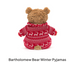 Bartholomew Bear Winter Pyjamas