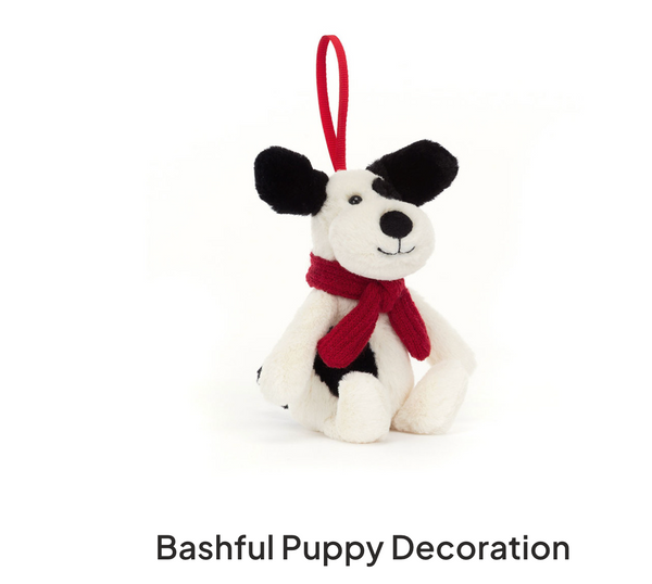 Bashful Puppy Ornament