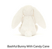 Bashful Bunny with Candy Cane 1 per customer