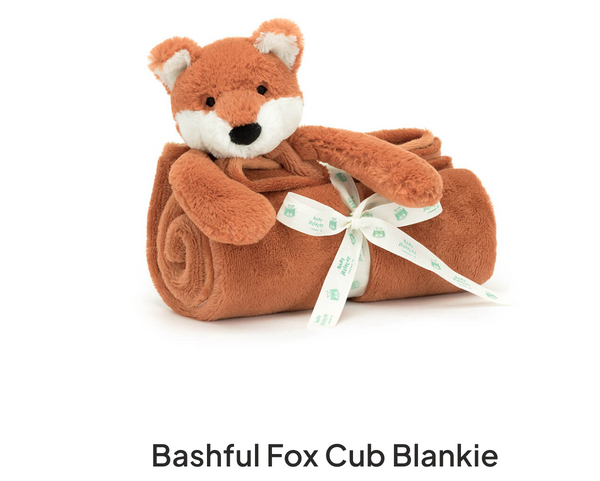 Bashful Fox Cub Blankie