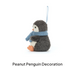 Peanut Penguin Decoration