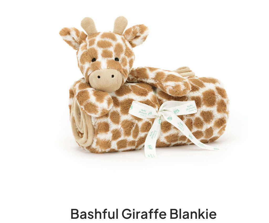 Bashful Giraffe Blankie