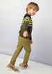 Boy Slim Fit Pants - Pesto 4539