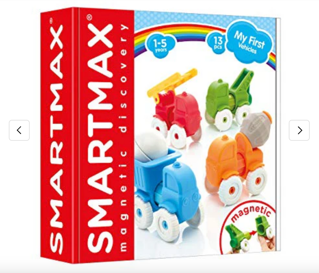 SmartMax My First Vehicles Magnetic Discovery Dynamic STEM Play Set for Ages 1+