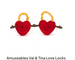 Amuseables Val & Tina Love Locks