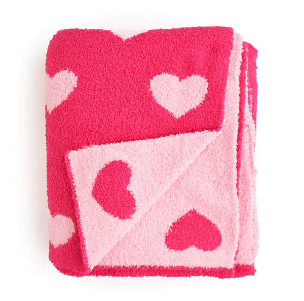 Pink Heart PLUSH BLANKET