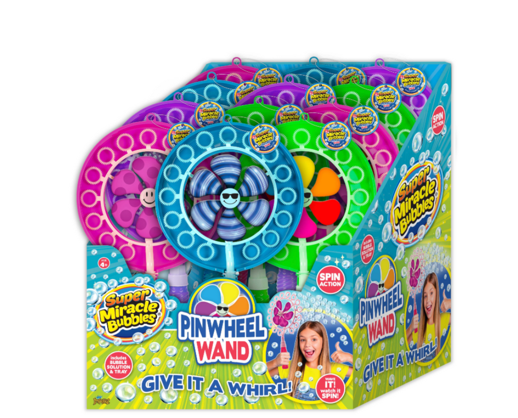 PINWHEEL BUBBLE WAND