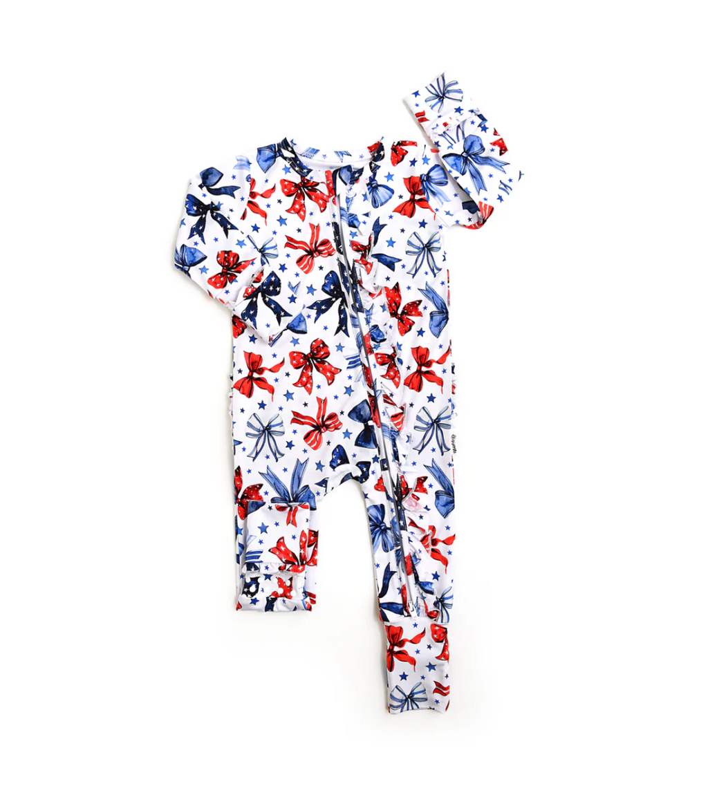 Eleanor Bows RUFFLE ZIP