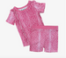 bamboo pajama set || fuchsia fawn