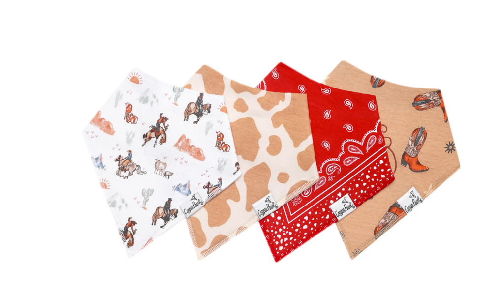 Boone Bandana Bib Set (4-Pack)
