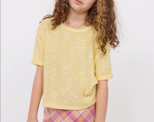 TWEEN BILLIE S/SLV KNIT TOP