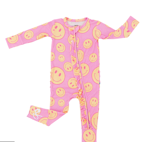 Janis Ruffle Convertible Romper PREEMIE