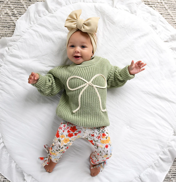 Sage Bow SWEATER
