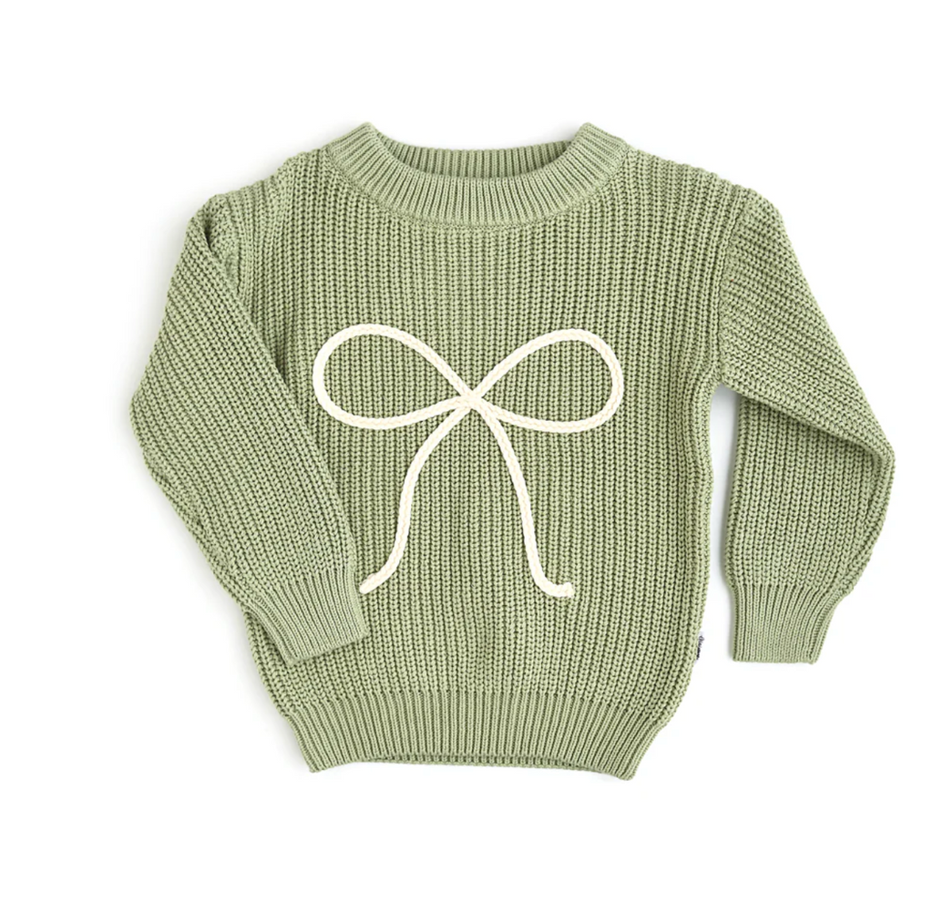 Sage Bow SWEATER