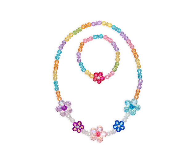 Blooming Beads Necklace & Bracelet Set