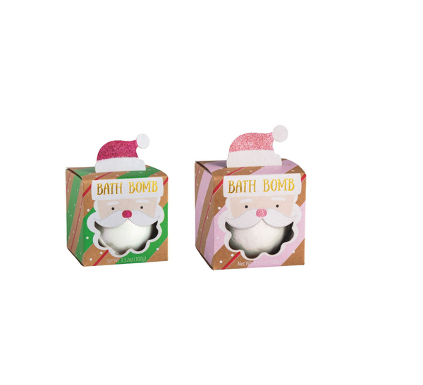 Christmas Bath Bombs with surprise