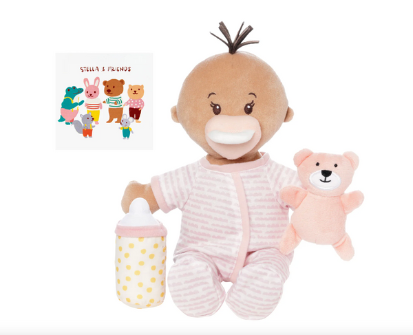 Love, Stella Sleepy Time Set Beige Doll with Brown Tuft 154300R1