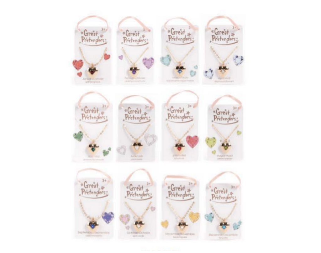 Birthstone Heart Lockets
