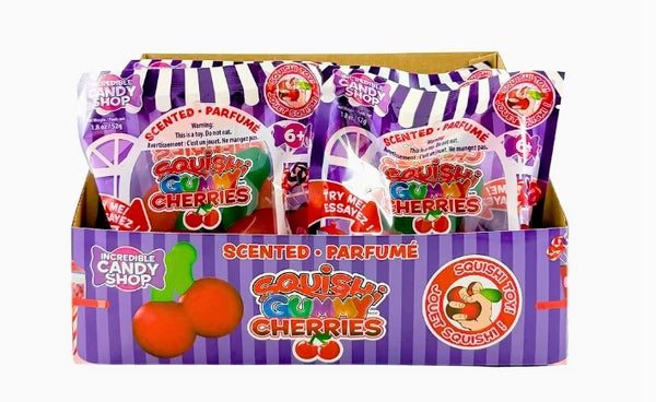 Incredible Candy Shop Squishi Gummy Cherries Toy