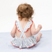 Baseball Stripe  Ric Rac Ruffle Sunsuit