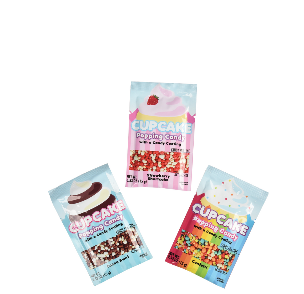 Cupcake Coated Popping Candy