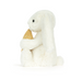 Cream Bunny with Star