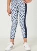 Girls Floral Print Active Leggings - NAVY