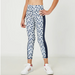 Girls Floral Print Active Leggings - NAVY