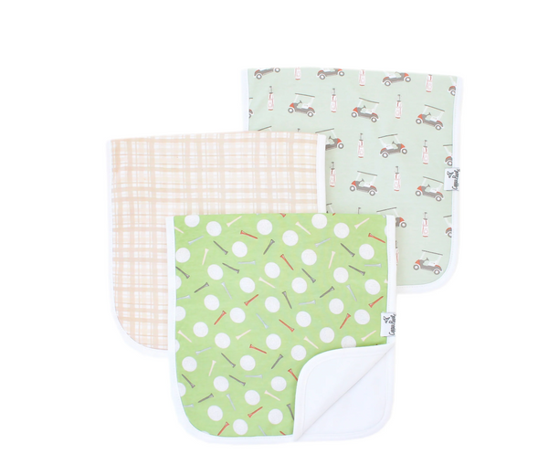 Bogey Burp Cloth Set (3-Pack)