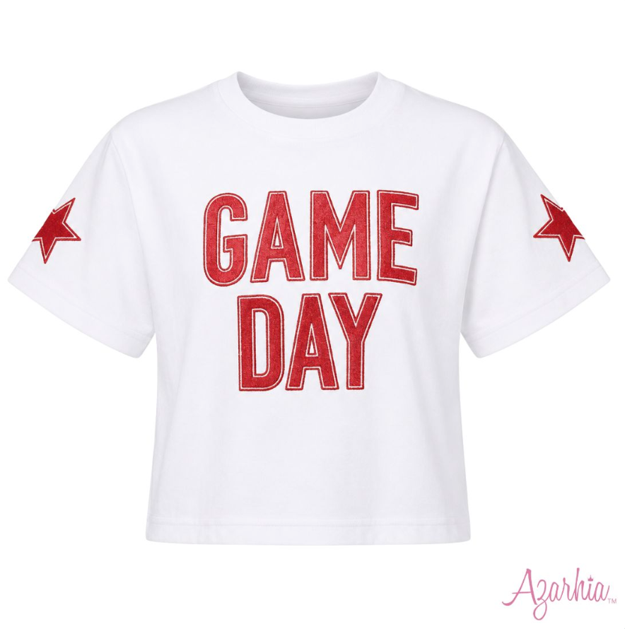 Shimmer Applique GD Boxy Red