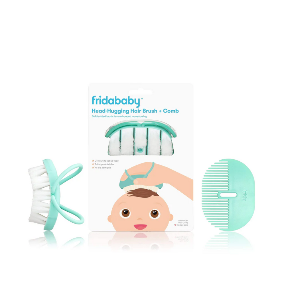 Infant Hairbrush + comb + case