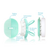 Infant Hairbrush + comb + case