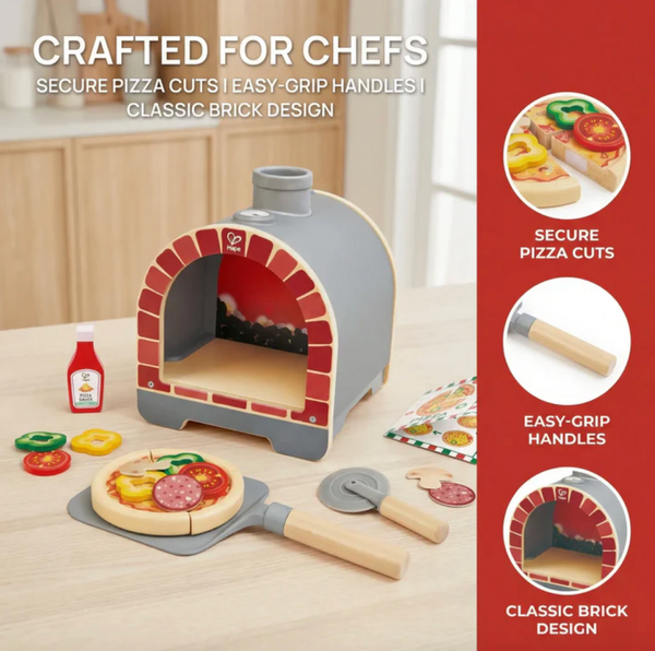 Hape Light & Sizzle Pizza Oven Set