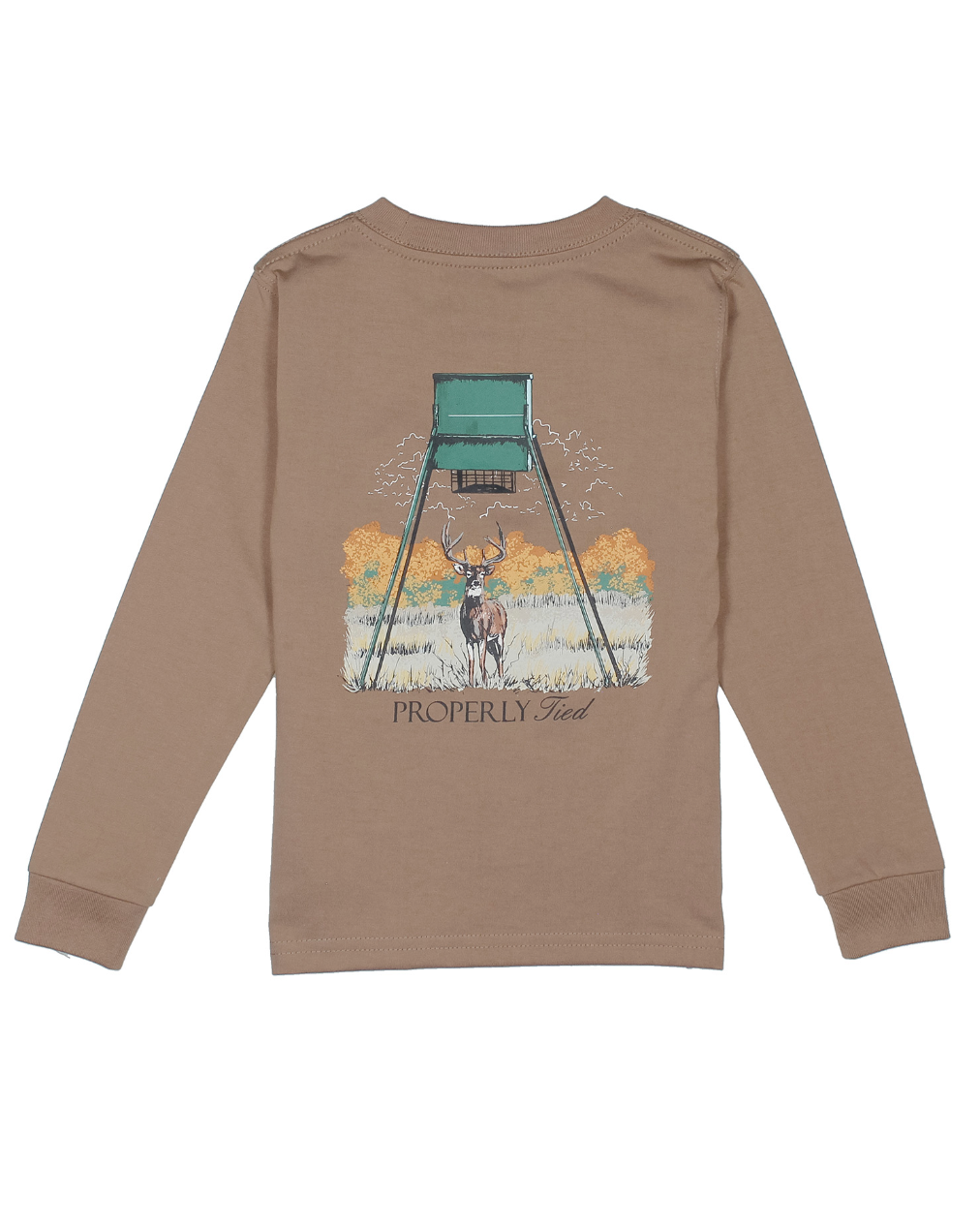 Boys Deer Feeder LS Walnut