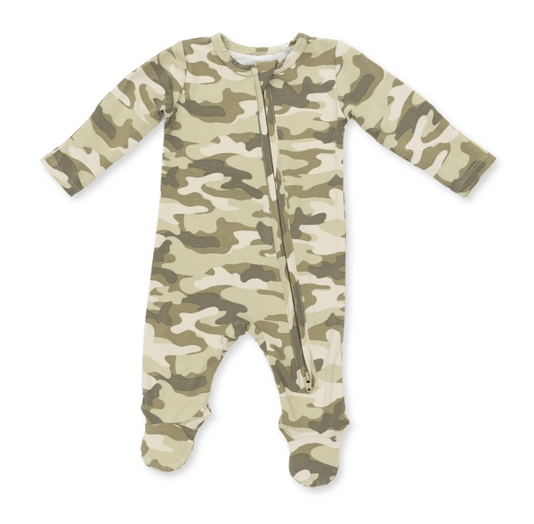 Camo - 2 Way Zipper Footie