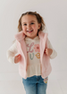 Babysprouts Girl's Fur Vest - light pink