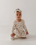 BABY GIRL LONG SLEEVE BODYSUIT DRESS SET - MEADOW BLOOM