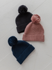 Babysprouts Knit Pom Hat - Navy